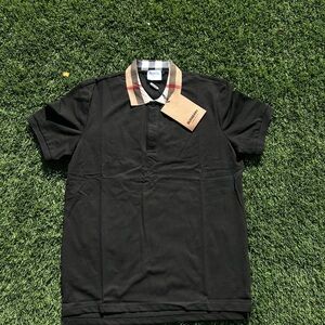 Black Burberry Polo | Never Worn | Size Large